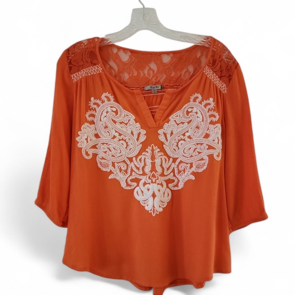 Miss Me Boho Peasant Top‎ - Picture 1 of 5